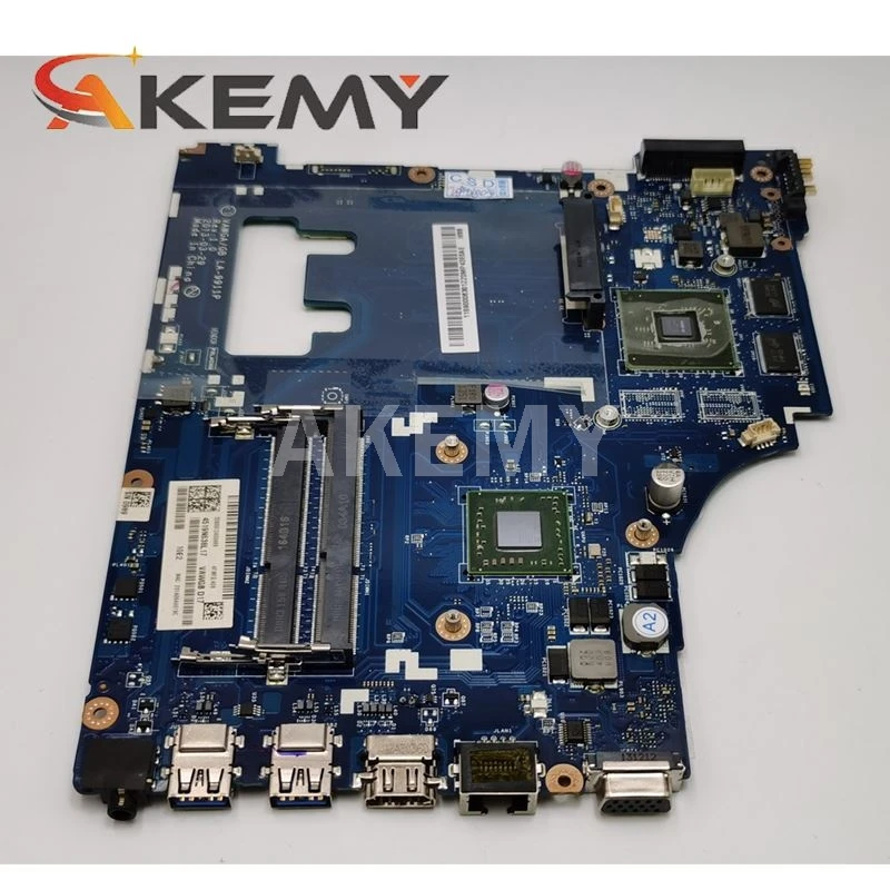 Imagem -06 - Placa-mãe para Lenovo G505 La-9911 Computador Portátil Placa-mãe Mainboard Amd E12100 E23800 A45000 A6-5200 Cpu Hd8570m G505 La-9911