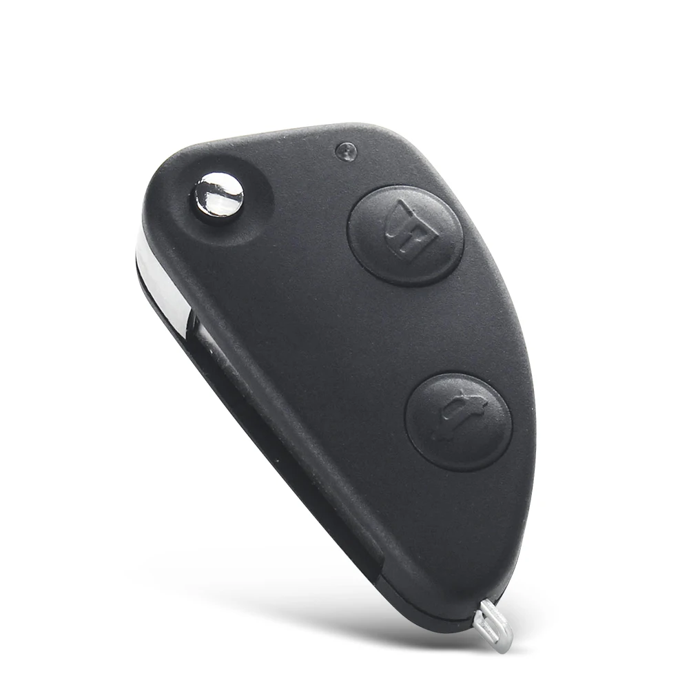 KEYYOU 2 Buttons Key Shell Car Flip Folding Remote Key Case Keyless Shell Cover Replacement For Alfa Romeo 147 156 166 GT