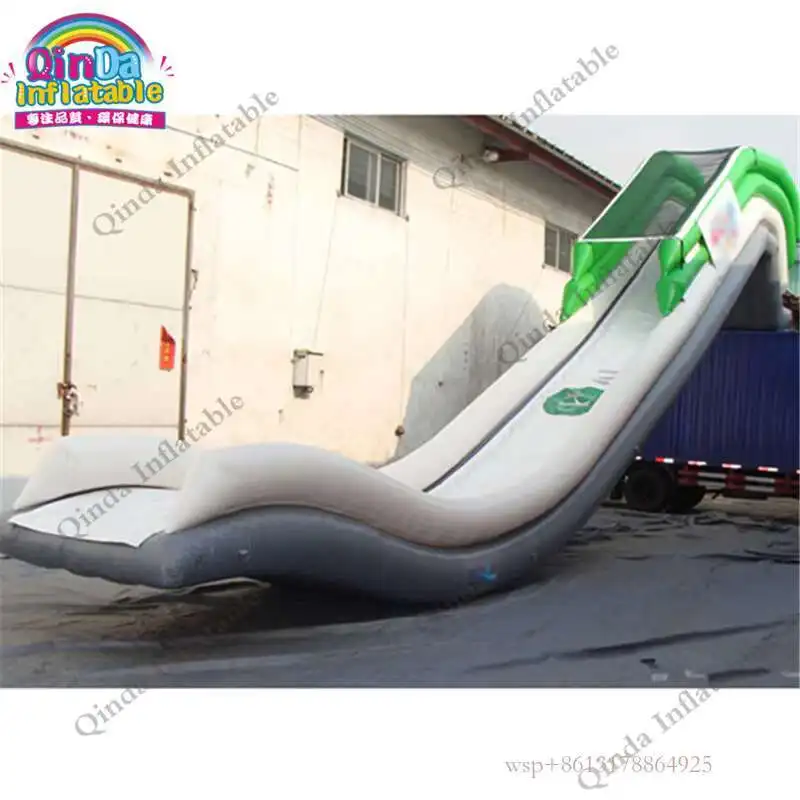 Dock Private Professional Inflatable Floating Yacht Slide,3M Height Inflatable Water Slide For Yacht