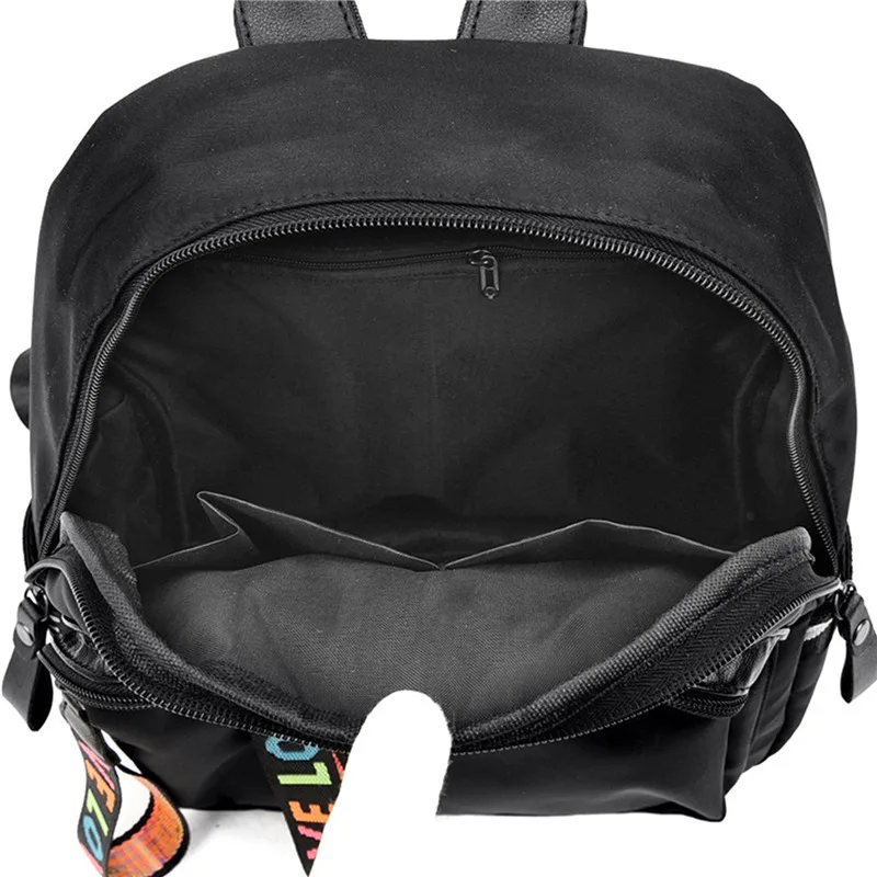 Anti-theft Backpack Waterproof Fabric Large Female Shoulder Bag Teenage Large Capacity Simple Casual Travel Bagpack