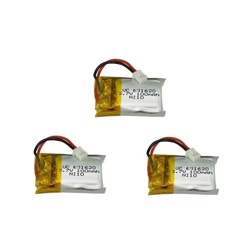 10pcs/lot 3.7 v 100mah/120mah 20c For Cheerson CX10 CX-10 CX-10A RC Helicopter / RC quadcopter 3.7V 100 mah Li-po battery 1.25mm