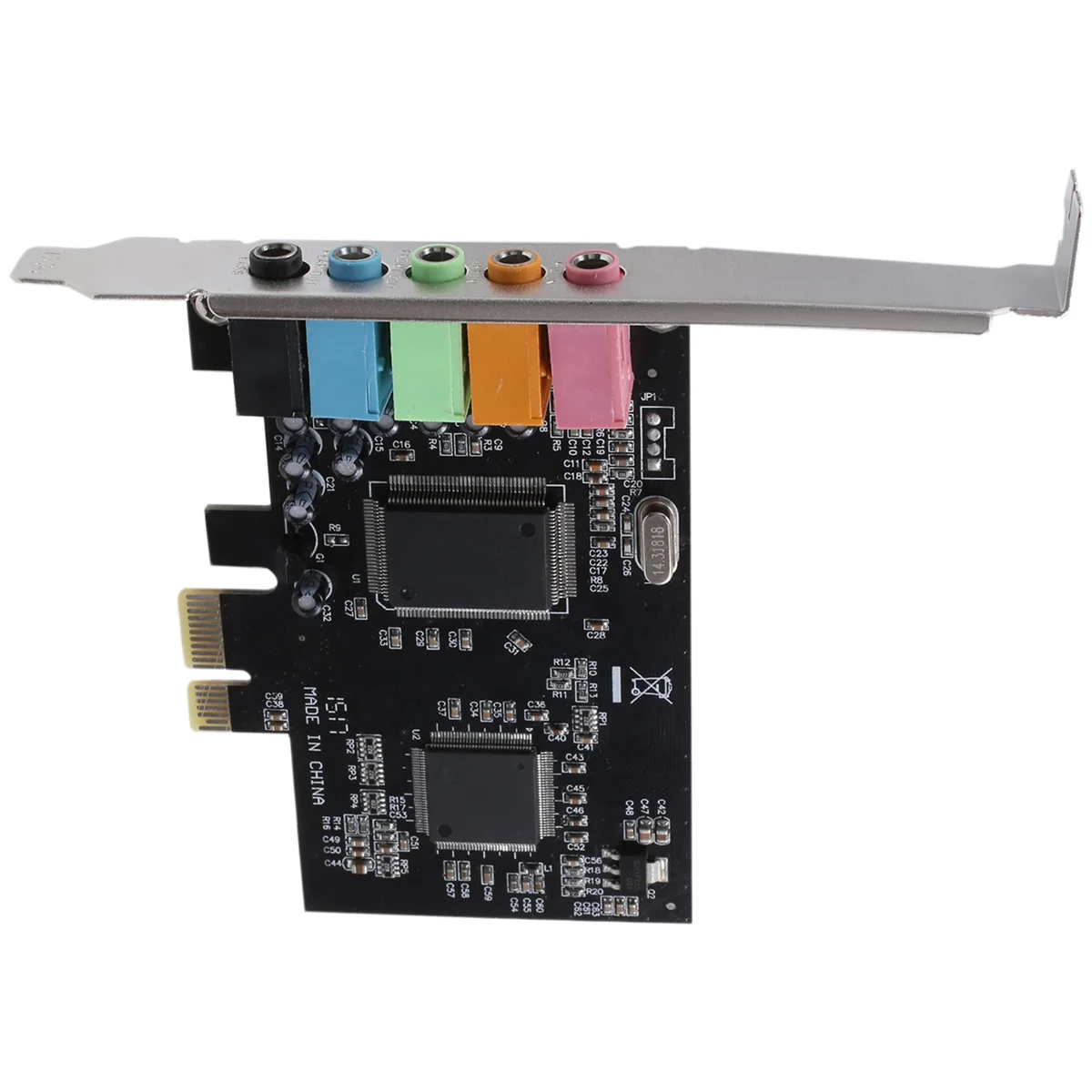 HLES 5.1 Internal Sound Card for Windows 10 with Low Profile Bracket, 3D Stereo PCI-E, CMI8738 Chip 32/64 Bit Sound Card PCI