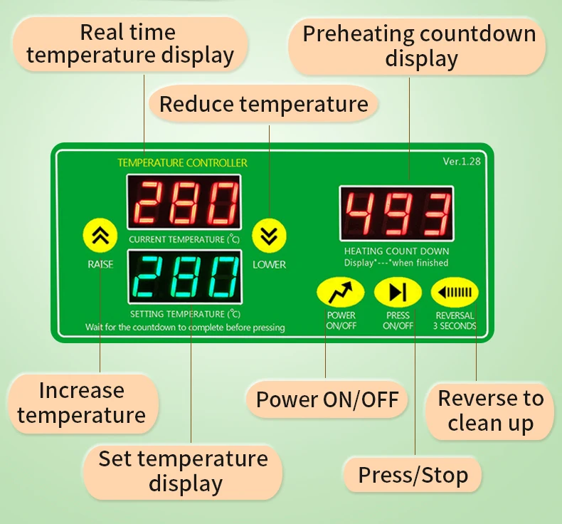X3S 600 W Intelligente Ölpresse Maschine 220 V 110 V Edelstahl Kalt- und Heißpresse 20+ Ölsamen Echtzeit-Temperaturregelung – Detail 5