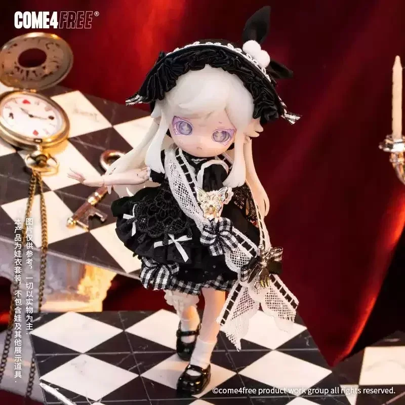 

Come4free Fairy Tale Town Midnight Alice Series BJD Детская одежда 12 очков Фигурка Юбка Кукольная одежда Аниме Фигурки Украшения