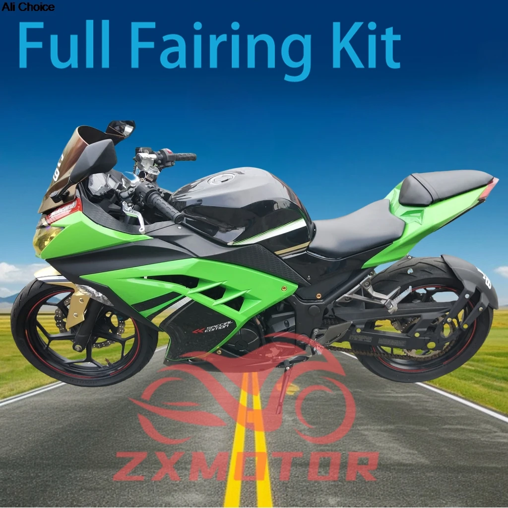 

All New Fairings ZX-3R 13 14 15 16 17 ABS Plastic Motorcycle Aftermarket Fairing Kit for KAWASAKI NINJA300 2013-2017