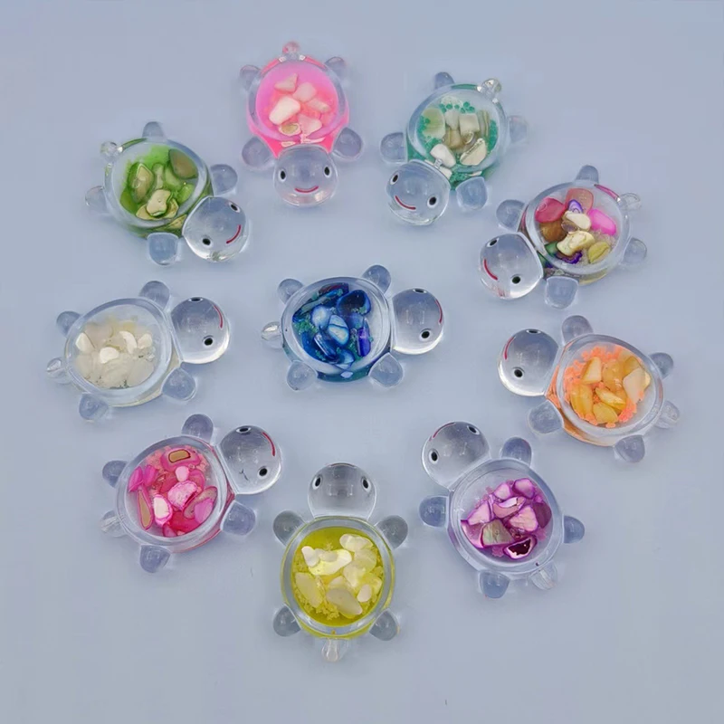 

10pcs Mini Turtles Luminous Ornament Crafts Miniature Figures Tiny Turtles Micro Landscape Home Decoration Accessories Gifts