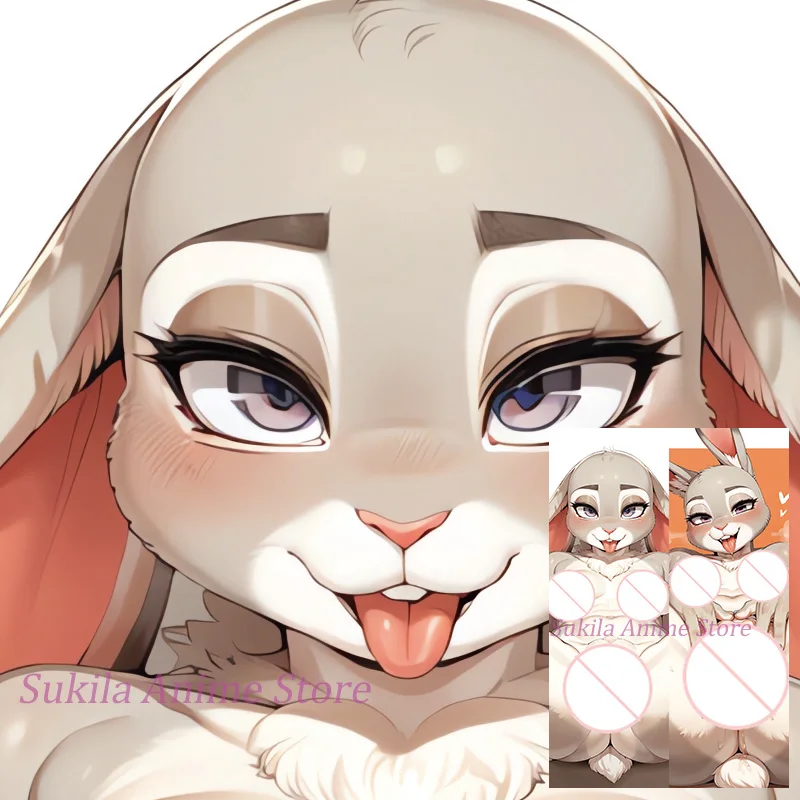 

Dakimakura Easter Bunny Jud Anime Body Pillow Cover Double Sided Print Life Size Pillowcase