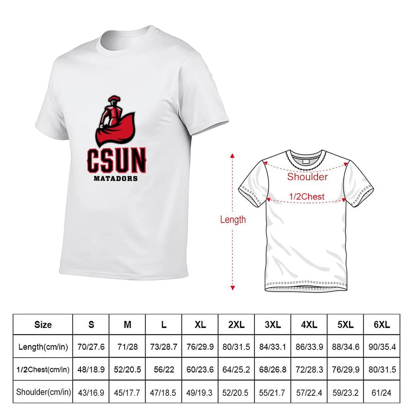 Cal State Northridge Matadors T-Shirt funny meme t-shirts summer top fitted t shirts for men