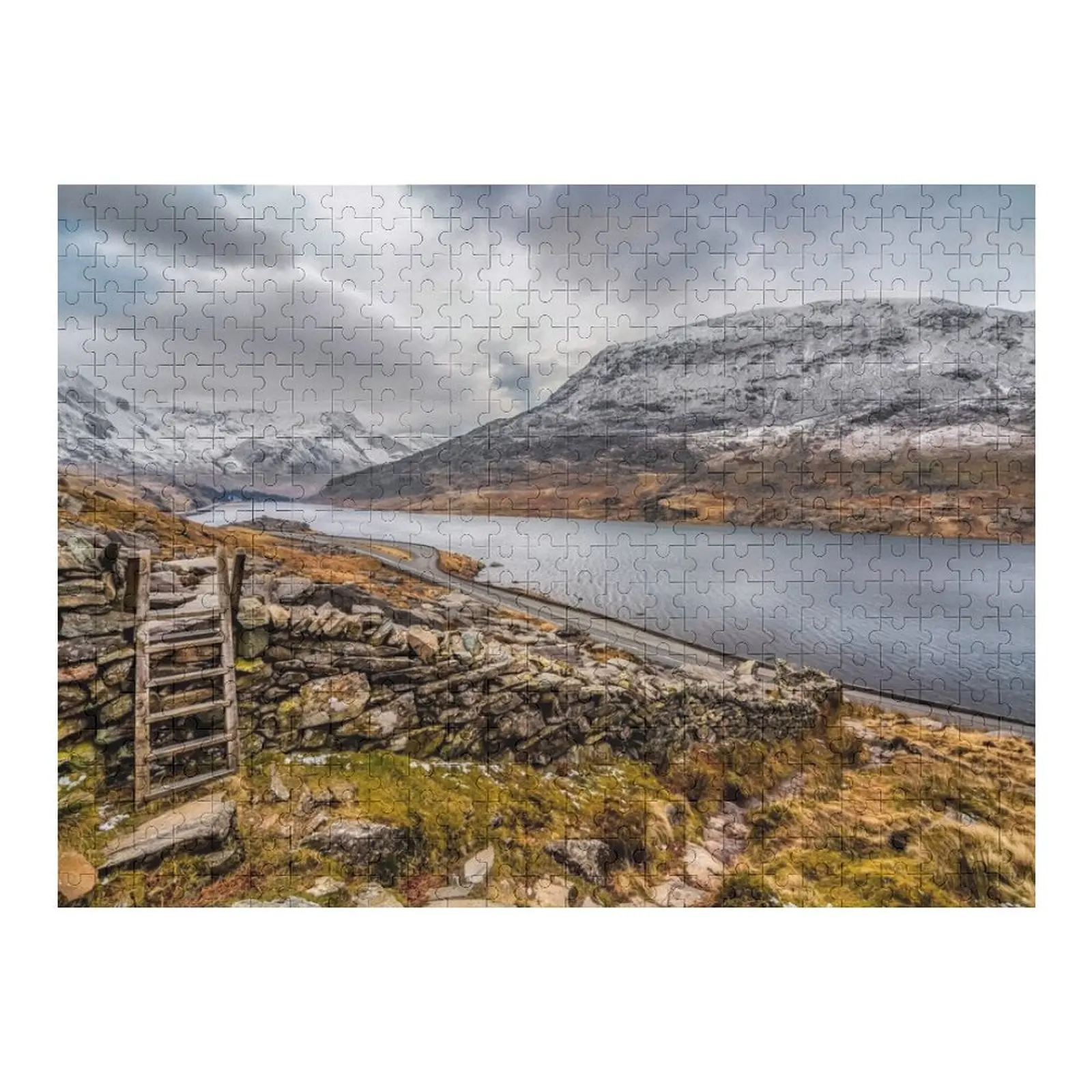 

Ogwen Valley Winter Snowdonia Jigsaw Puzzle Adult Wooden Children Personalize Puzzle