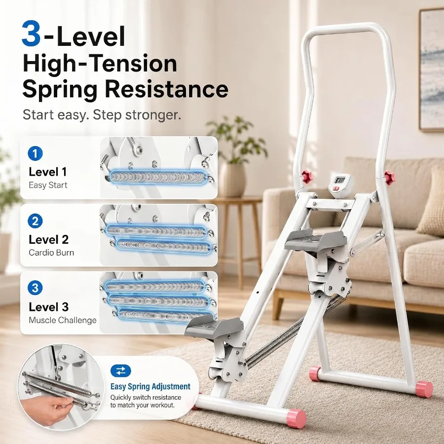 Stair Stepper for Home with 3-Level High-Tension Resistance