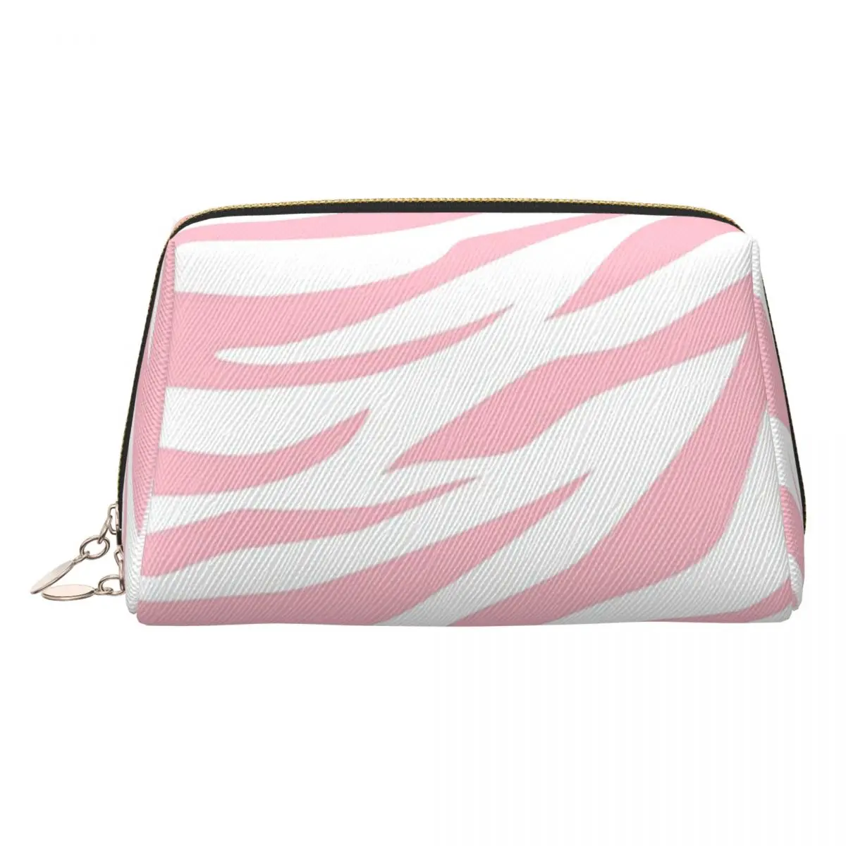 

Розовые полоски зебры с животным принтом, женские косметички, дорожный органайзер для макияжа, сумка для хранения туалетных принадлежностей, Dopp Kit Case