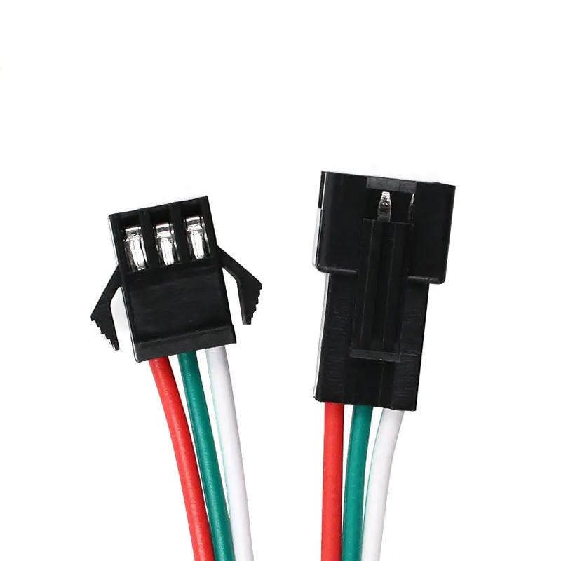 10Pairs 20cm 2.54mm JST SM 2P 3P 4P 5P 6P Terminal Block Plug Socket Male to Female Wire Connector LED Strips Driver Connectors