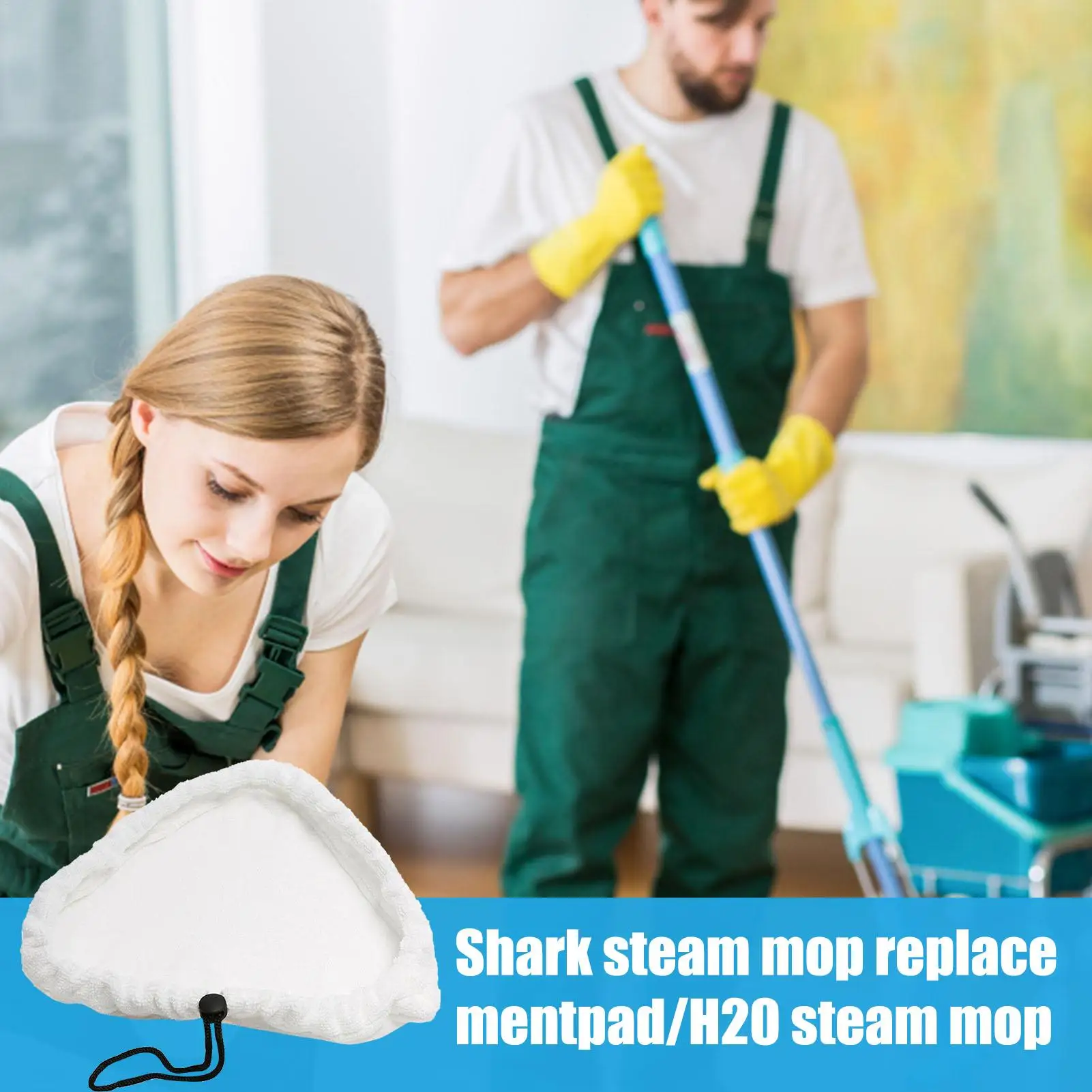 Washable Steam Mop Pads Washable H20 Steam Mop Pads Replacement X5 Mop Accessories Home Clean Steam Mop Reusable Microfiber ﻿