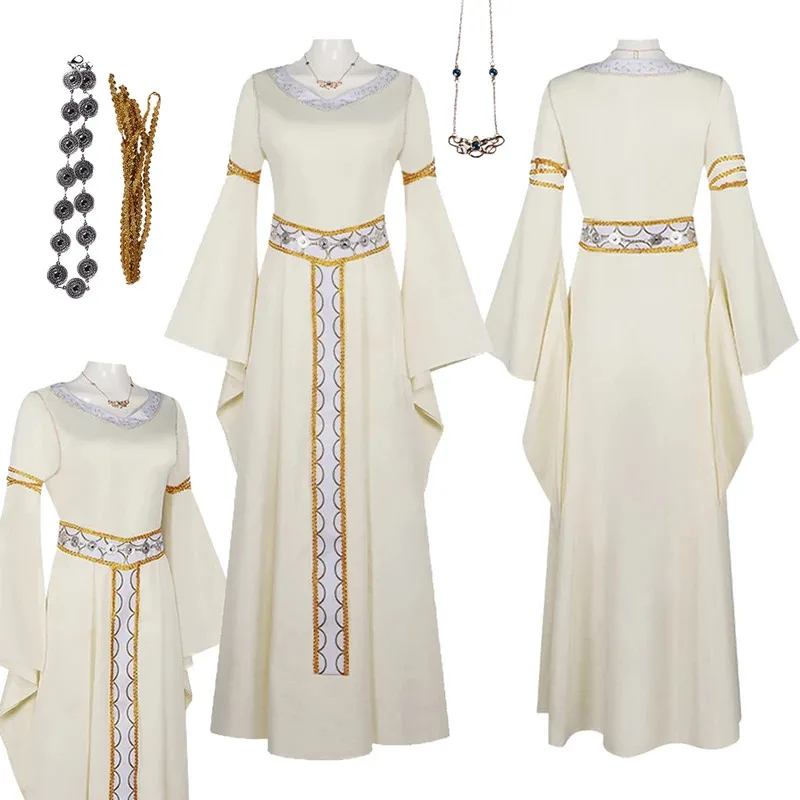 

Eowyn косплей средневековое фэнтезийное платье Lord of the Rings костюм фильма для взрослых женщин наряд для вечеринки на Хэллоуин маскировка