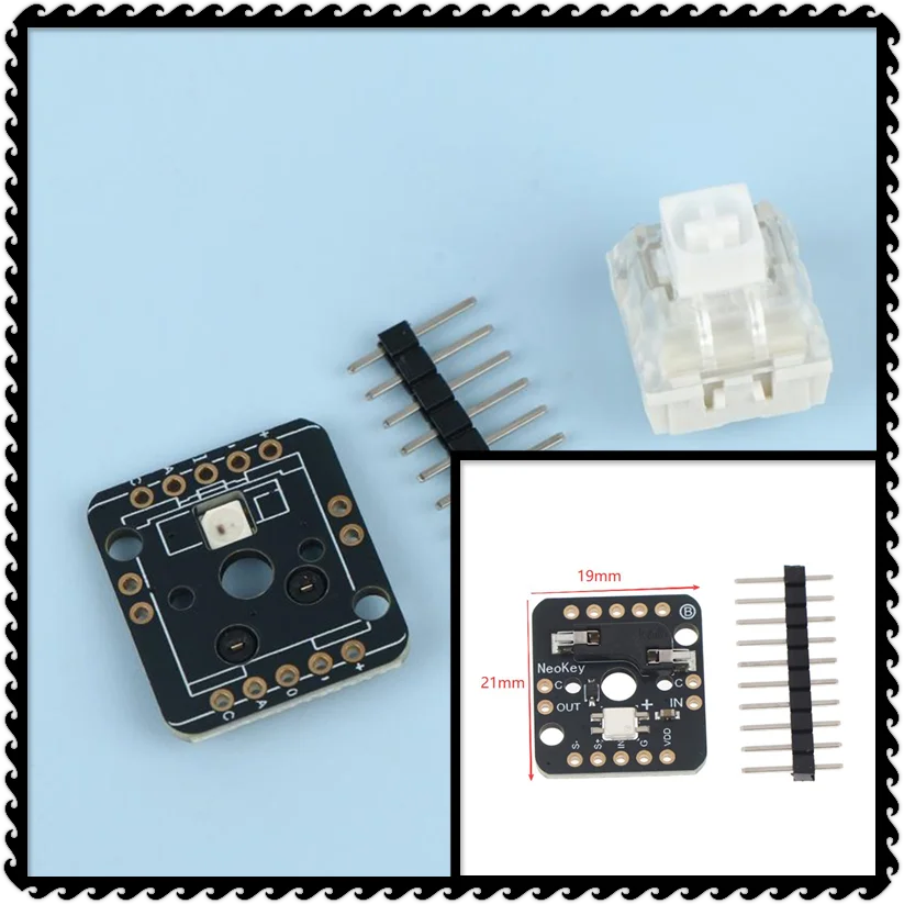 4978 NeoKey Socket Breakout for Mechanical Key Switches Board Accessories Convenient Solder Free Solution for DIY Keyboards
