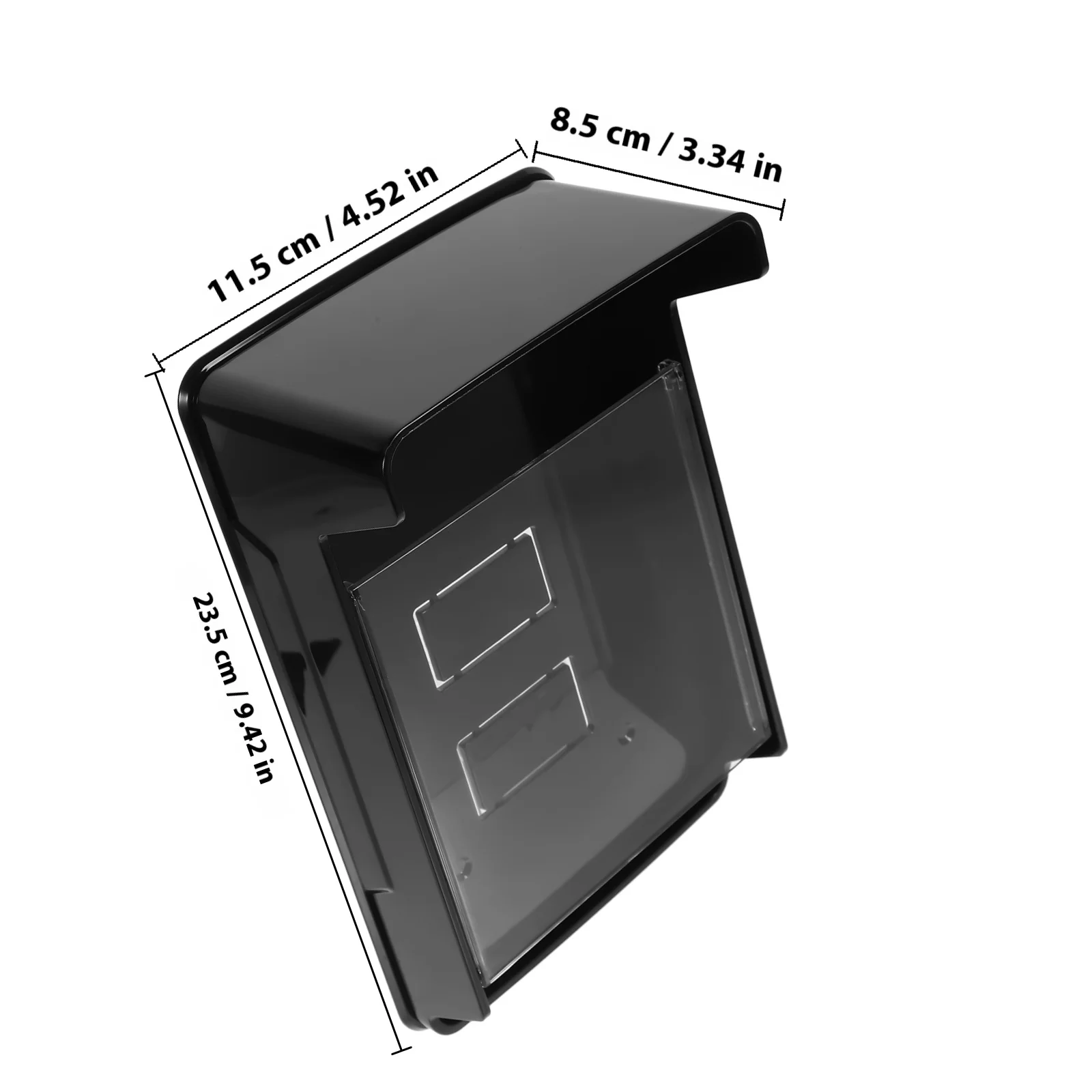 Plastic Doorbell Cover Durable Rainproof Waterproof Protector for Outdoor Door Attendance Access Control Machine