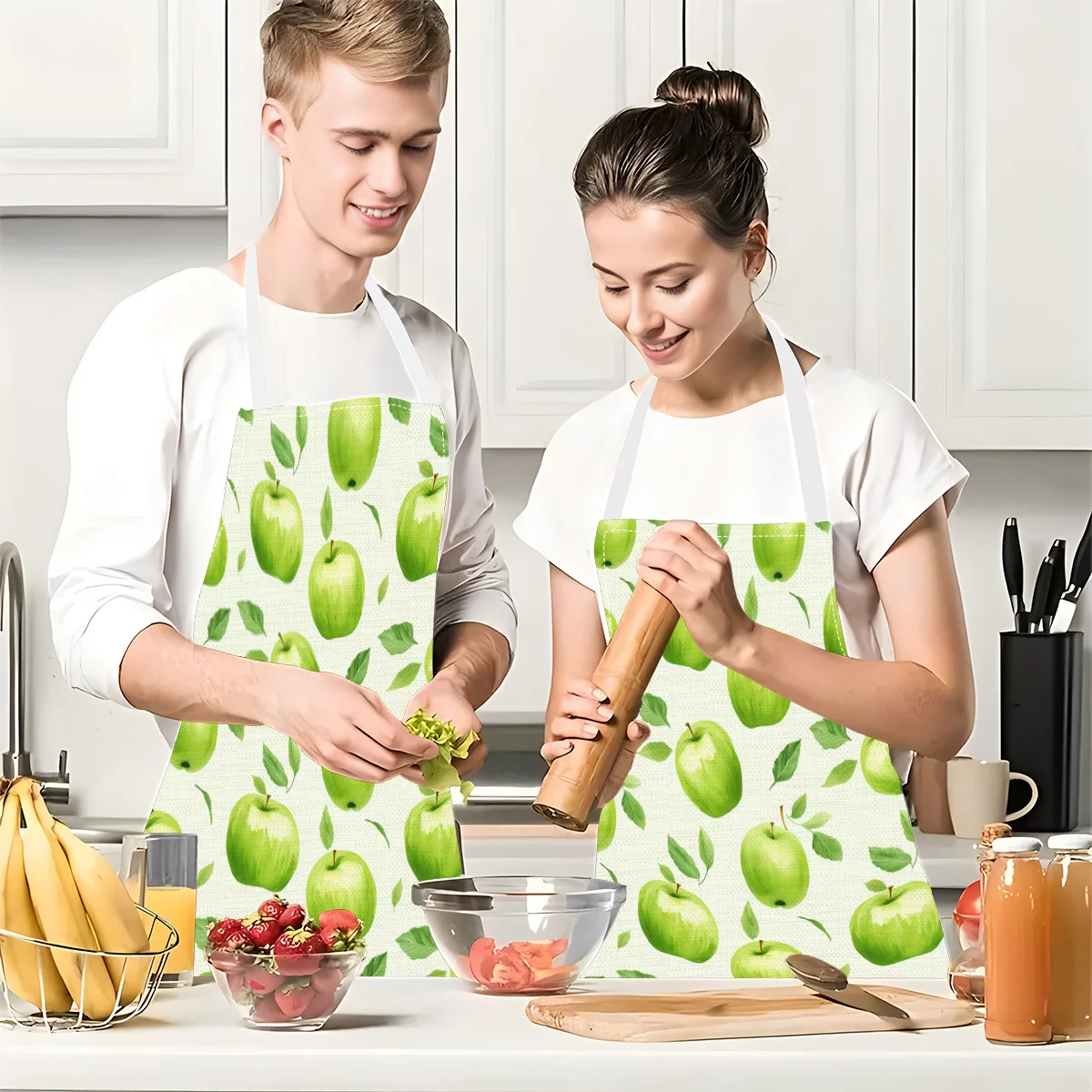 1 szt. Świeży Zielony Fartuch – Mom'S Home Cooking recenzja i cena
