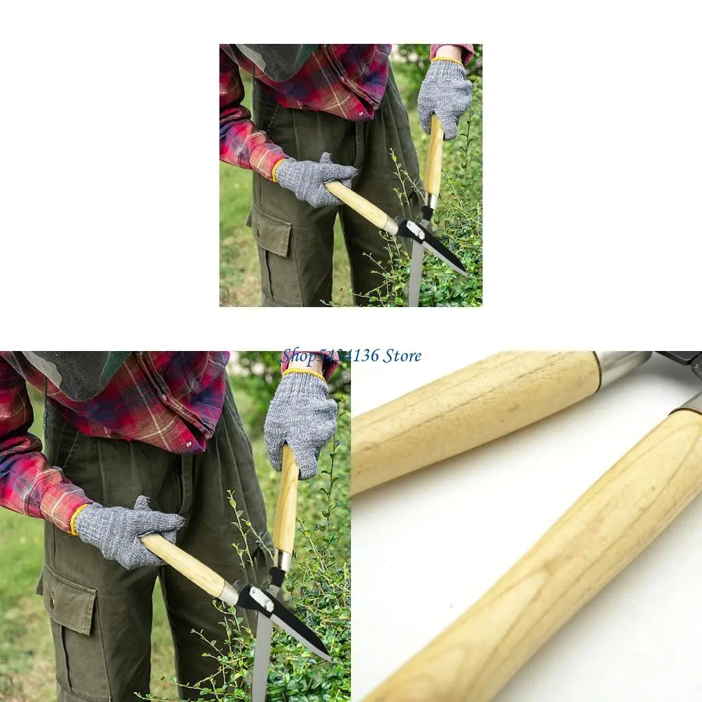 H7ED Garden Pruning Shear Bypass Pruning Shear Straight Garden Scissors Plant Shear