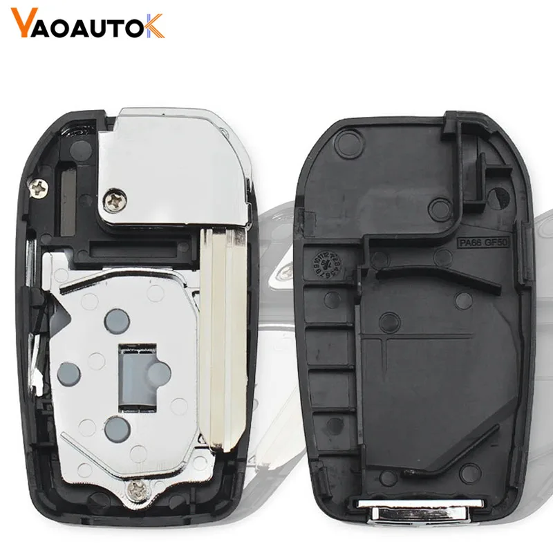 Smart Remote Car Key Shell Case nuovo aggiornamento 2/3/4 pulsanti Filp pieghevole per Toyota Corolla RAV4 Camry Avlon Scion Key modificato