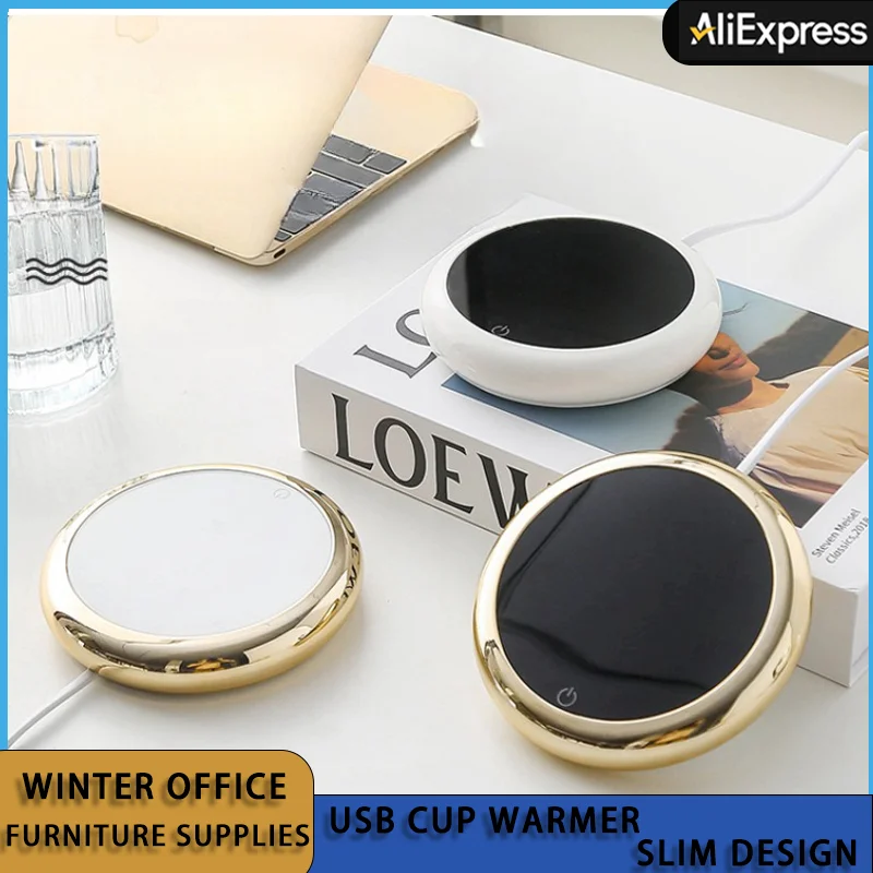 كوب USB صغير محمول دفئا القهوة القدح التدفئة كوستر الذكية ثرموستاتي لوح تسخين الحليب الشاي القهوة المياه التدفئة الحرارية