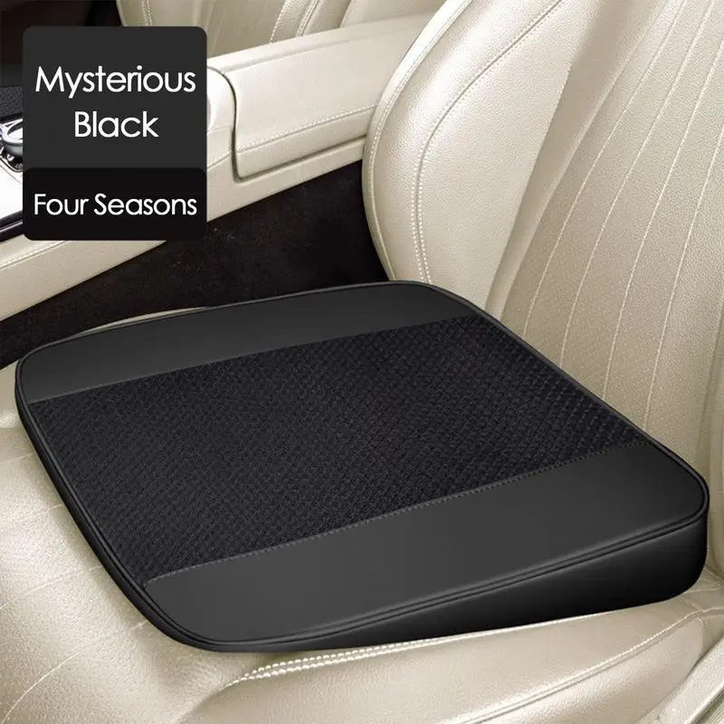 Comfortable Car Wedge Seat Cushion For Car Memory Foam Seat Cushion-Orthopedic Support Improve Driving Vision Ergonomic Design