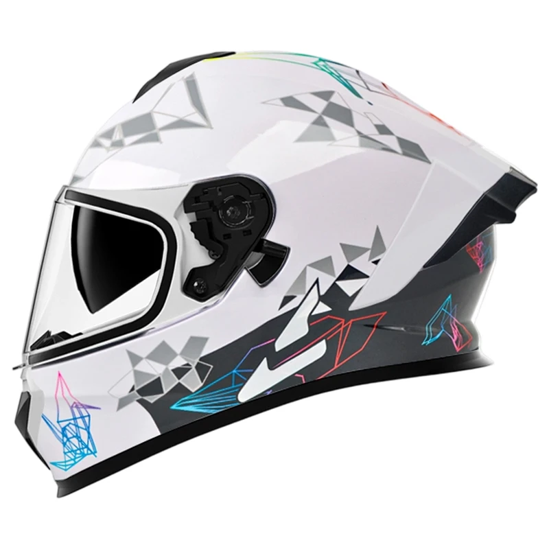 DOT Certification Unique Full Face Racing Motocross Helmet Scooter XL Size Protective Motorcycle Riding Protective Helmets