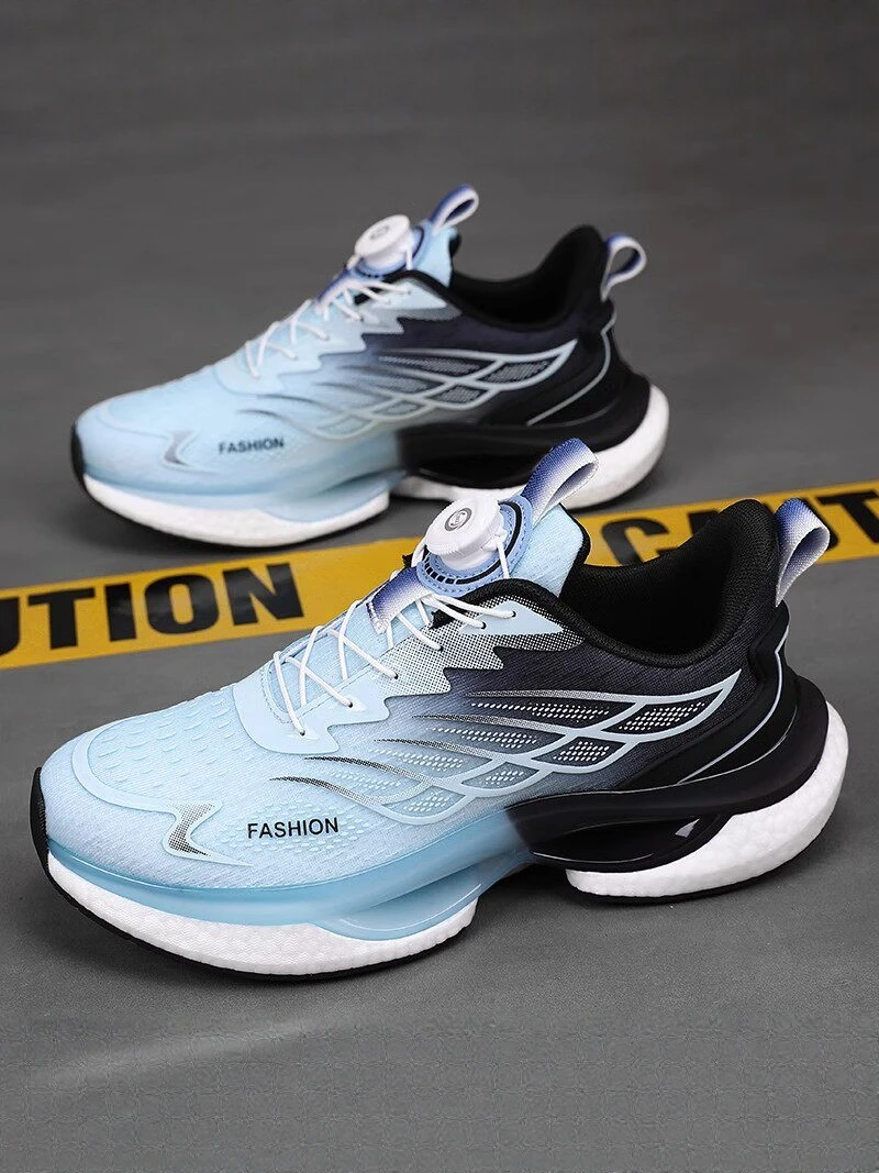 Men's Casual Sport Shoes Breathable Lightweight Mesh Upgraded Version Fall Season All-Match Trendy Dad Sneakers Running