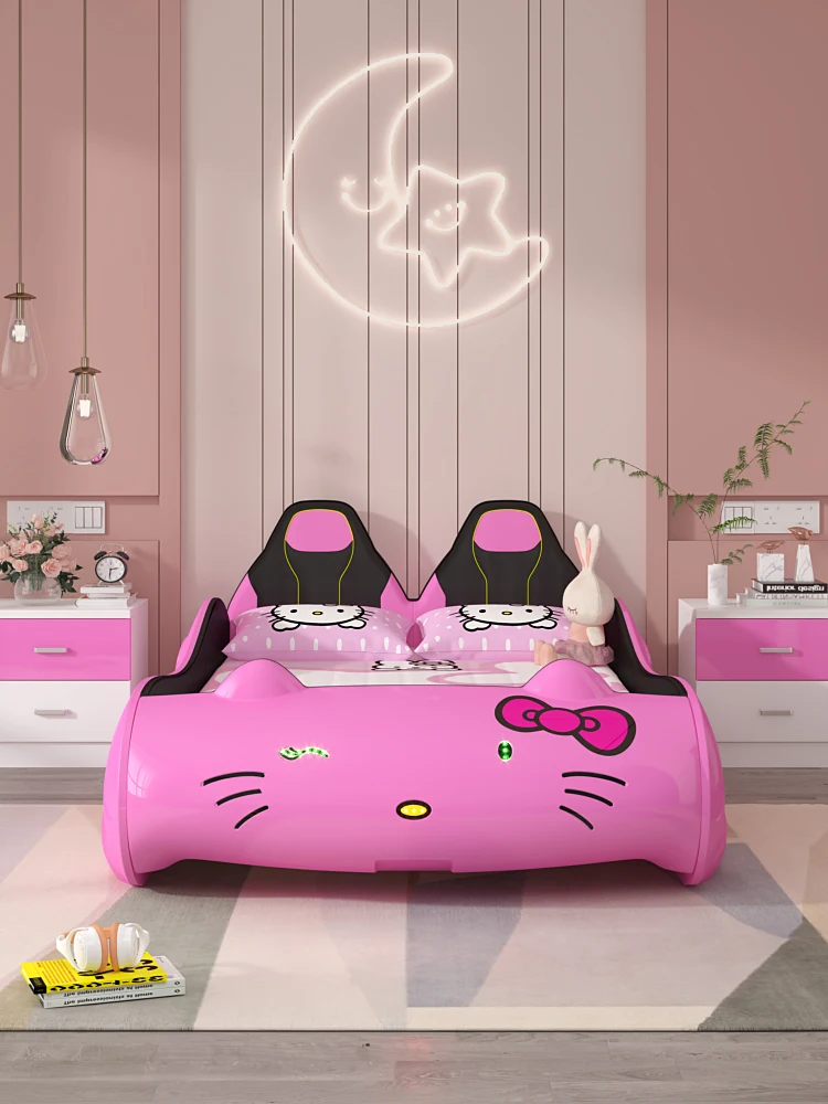 

Children's beds, girls' beds, cute princess beds, cartoon cat beds and multifunctional beds.