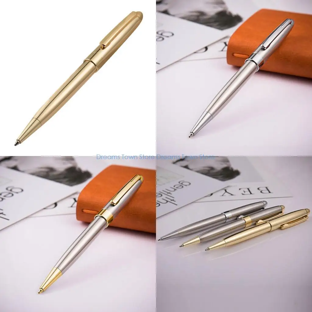 

HX6A 1.0mm Luxury Metal Rotary Ballpoint Pen Rollerball Business School Off