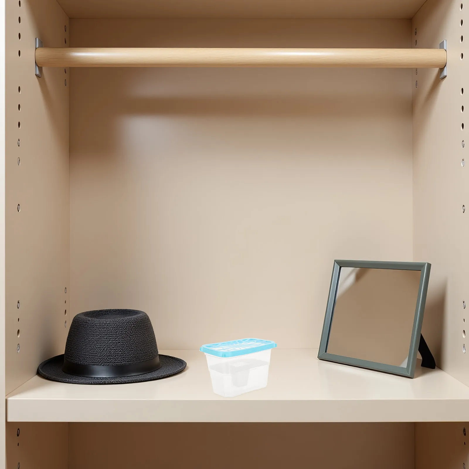 

6Pcs Moisture Absorber Empty Container Reusable Leak Proof Refillable Box for Closet Wardrobe Bathroom DIY Humidity Control