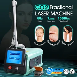 2024 Fractional CO2 Laser system Scar Stretch Marks Removal Machine Wrinkle powerful laser Treatment Skin Resurfacing Device