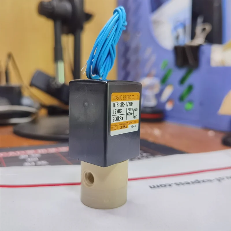 Three Way Solenoid Valve WTB-3R-1/4UF Corrosion-resistant Low-temperature Disinfection Valve