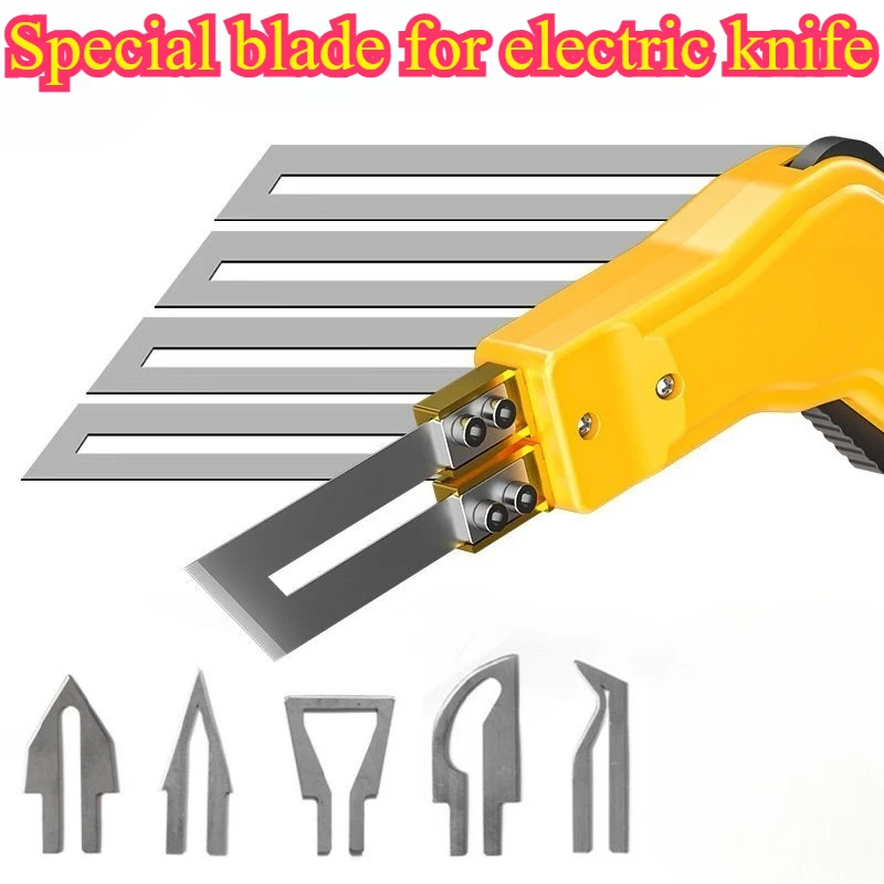 Multi‑Style Replacement Hot Knife Blade, Heating Cutter Tip for Foam Sponge Pearl Cotton & Acrylic Cutting Tools