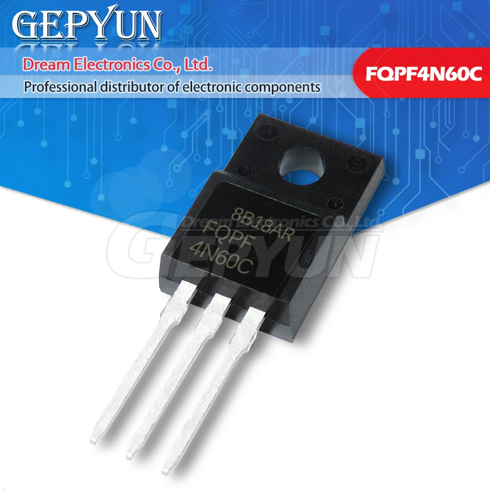 10PCS FQPF4N60C TO-…