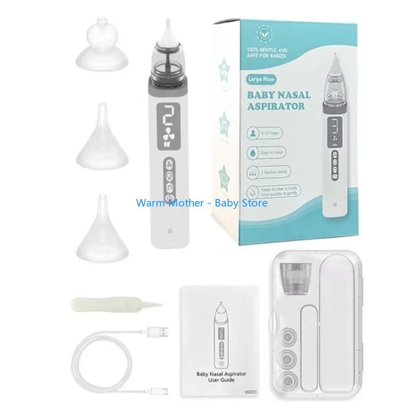 

Infant Nasal Congestion Relief Electric Suction Device Portable Nasal Aspirator 57QE