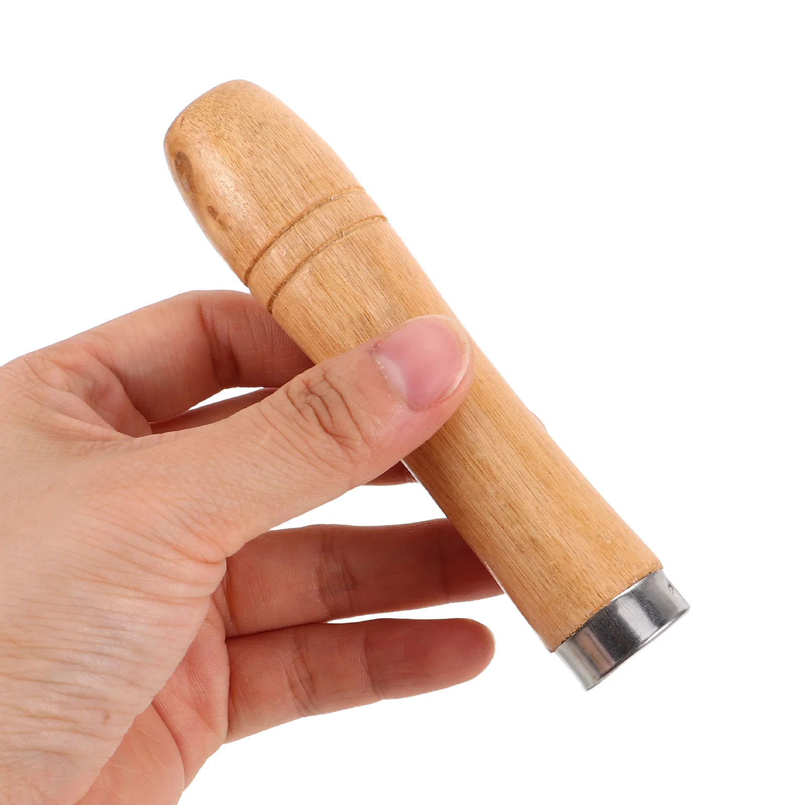 

14Pcs Barbecue Fork Handles 4Mm Hole Diameter Wood Grip Nonslip Anti-Scald Detachable Grill Skewers Replacement Handles Cooking