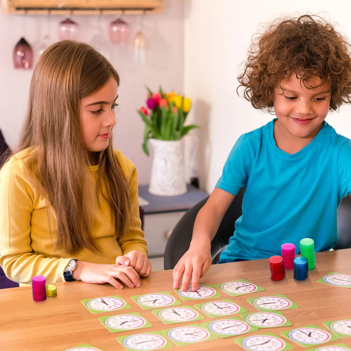 300Pcs Bingo Spel Kaarten Kids Tellen Speelgoed Tellen Discs Markers Math Game Chips Bingo Boeken Bingo Dabbers