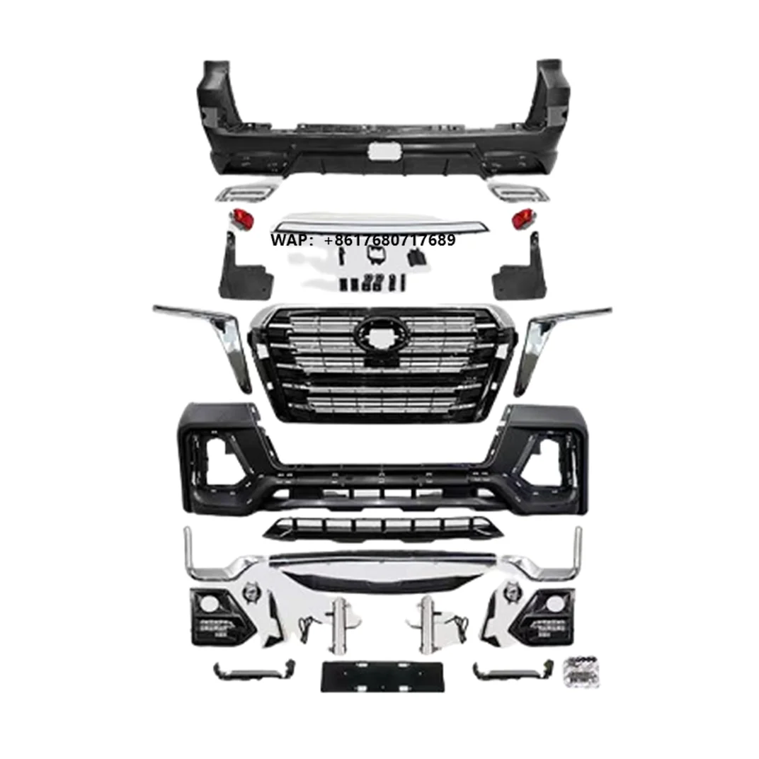 

Hot Selling Body Kit for Land Cruiser 200 2016-2020 Upgrade to Navigator Style Include Front and Rear Bumper with Grille