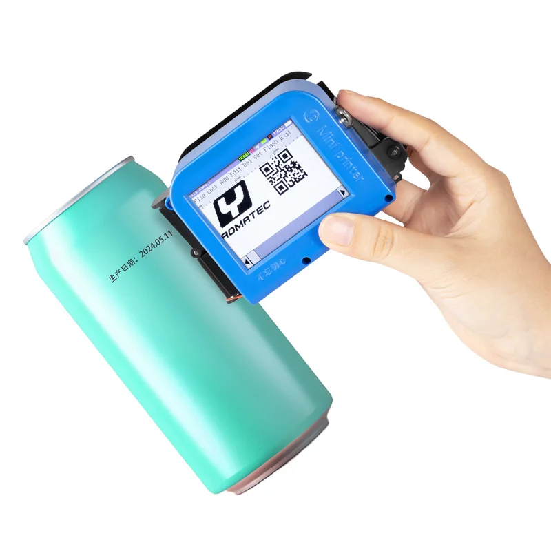 new Mini Portable Handheld Inkjet Printer Production Date QR Code Label Encoder 12.7mm Supporting Multiple Language Systems