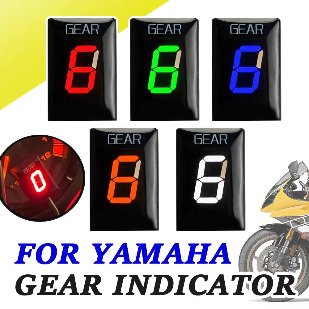 For YAMAHA YZF-R1 YZFR1 YZF-R6 YZF-R6S YZFR6 YZFR6S FJR1300 FJR 1300 Motorcycle Accessories Gear Indicator Speed Display Meter