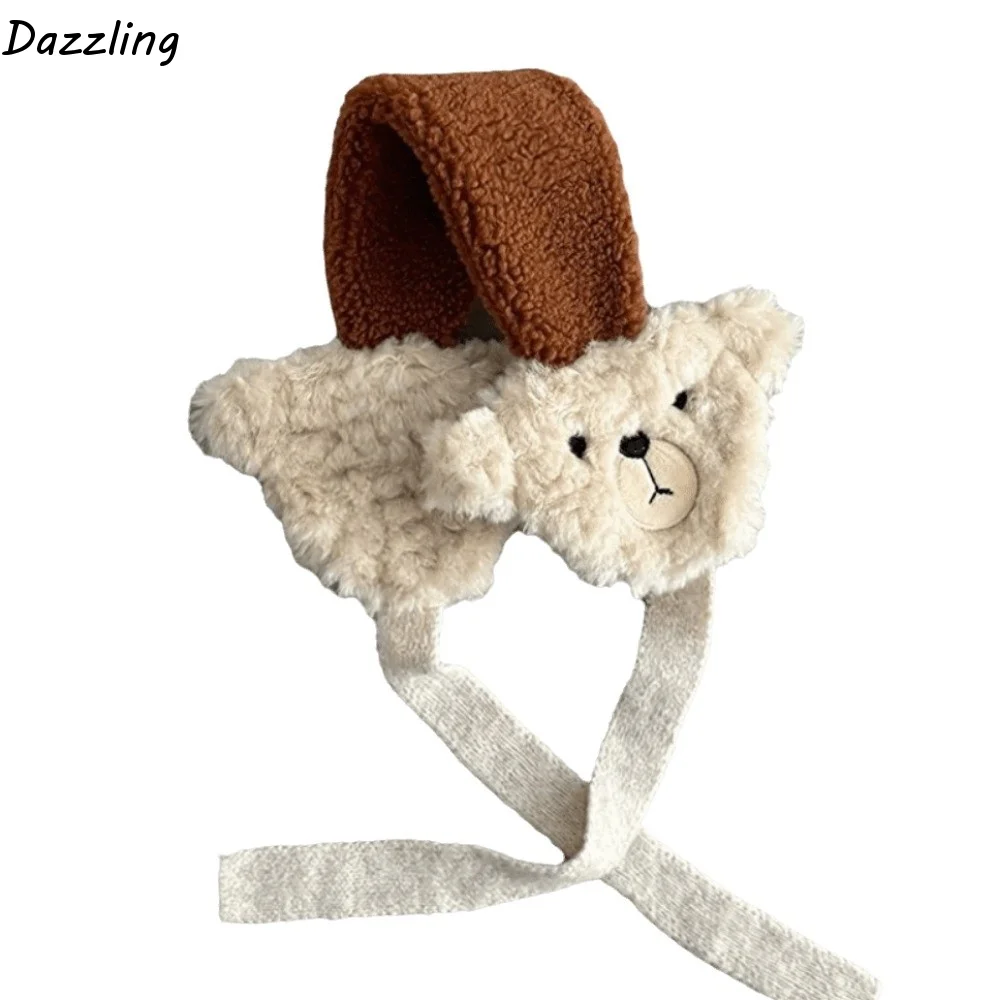 presentes-bolsa-dobravel-com-orelhas-de-urso-protetor-de-orelhas-macio-e-fofo-com-design-de-urso-de-desenho-animado-quente-com-forro-espesso-com-cordoes-para-ajuste-protecao-contra-o-frio