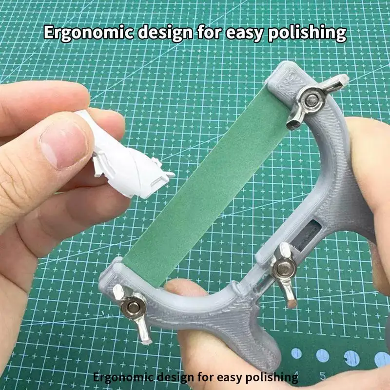 Multi-Function Handheld Curved Surface Sander Model DIY Grinding Polishing Tool For Cylindrical Parts Hobby Model Making