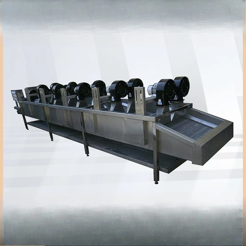 Fruit and vegetable cleaning, decontamination, air drying, cleaning and water removal equipment
