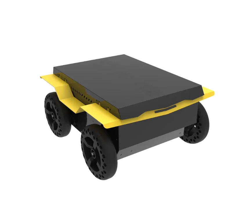 Four-wheel independent drive and steering driverless car chassis construction machinery parts