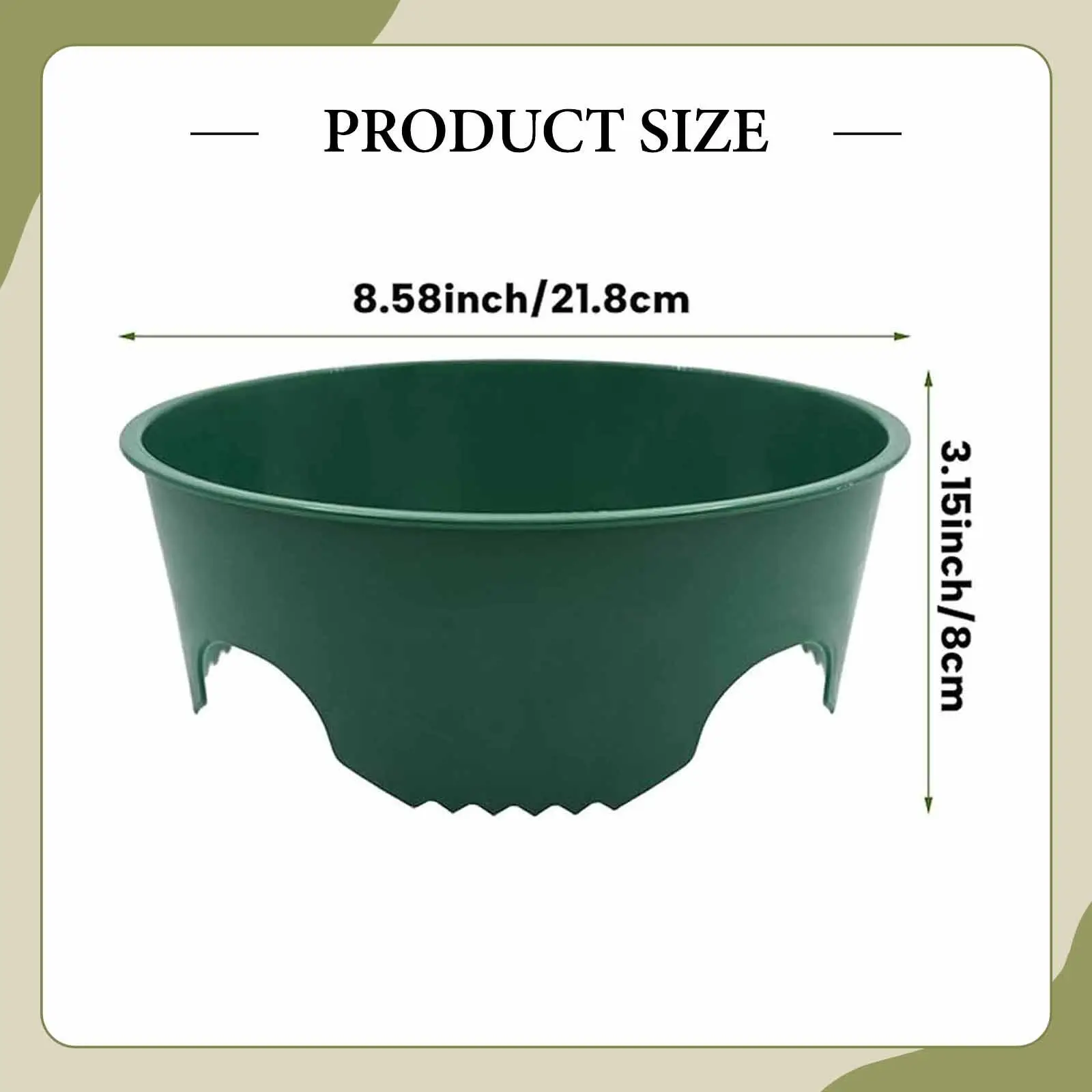 

3x Plant Rings Garden Ring Vegetables Breathable Sturdy Planting Planting Ring