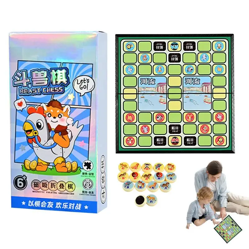 

Настольная игра «Змеи и лестницы», классическая магнитная настольная игра для детей, портативная складная настольная игра, семейные игры, образовательные