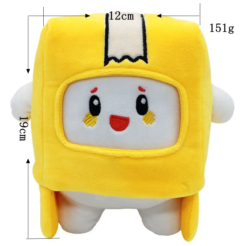 20-25CM Lanky--box Removable Cartoon Robot Soft Toy Plush Children's Gift Turned Into A Doll Girl Bed Kawaii Pillow Lovely Gift