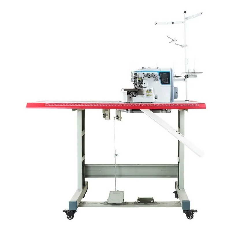 Fully automatic computer thread cutting four-wire edging machine overlock sewing machine edge locking industrial