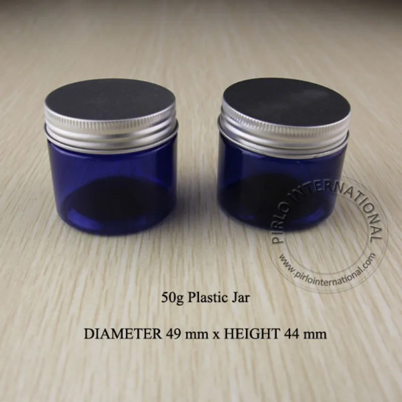 Wholesale 50g PET Cream Jar Bottle Facial Mask Cream Container Split Charging Jars 50ml Packaging Portable Travel