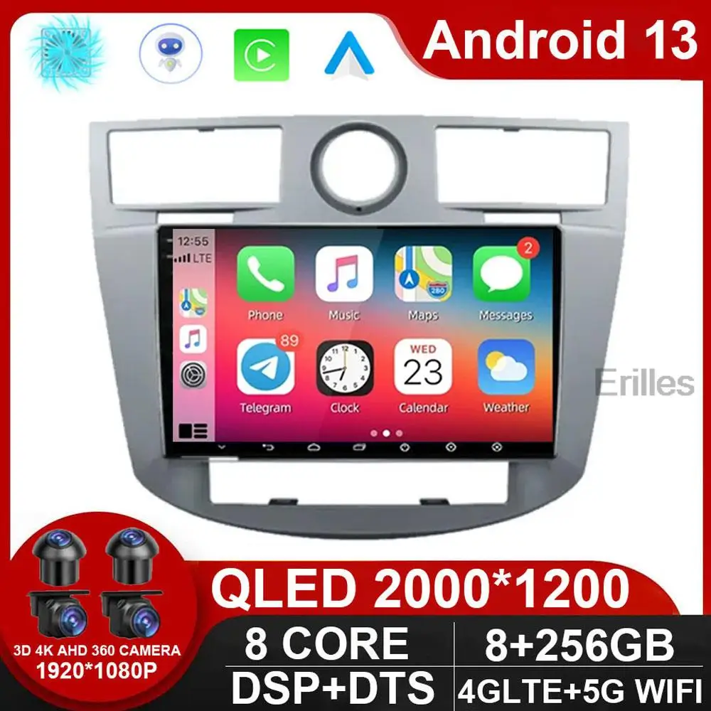 

Android 13 Car Radio For Chrysler Sebring Cirrus 2007 2008 2009 2010 GPS Navigation Auto 4G DSP Carplay Player NO 2 Din DVD